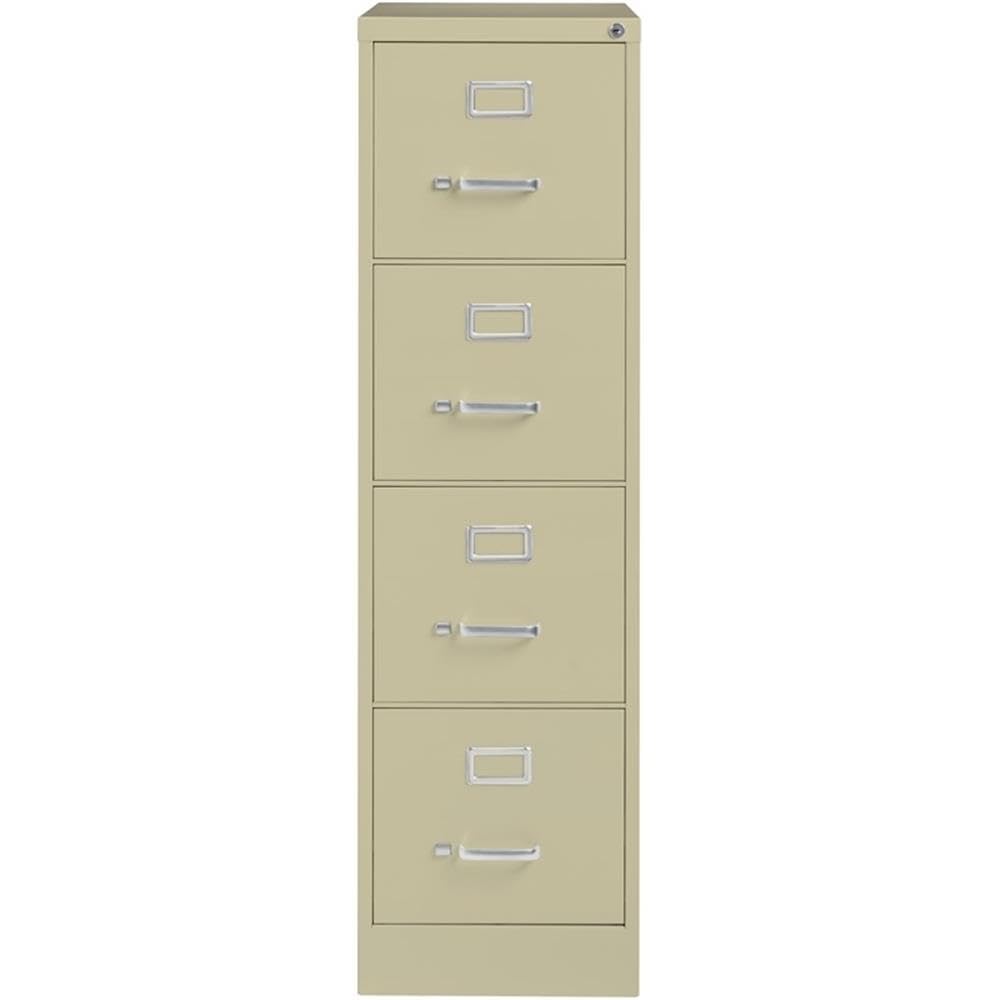 Beige 4-Drawer Metal Letter File Cabinet S456273