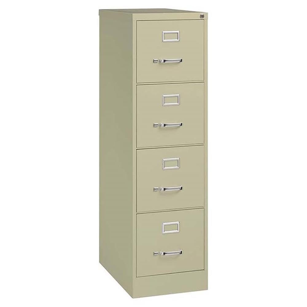 Beige 4-Drawer Metal Letter File Cabinet S456273