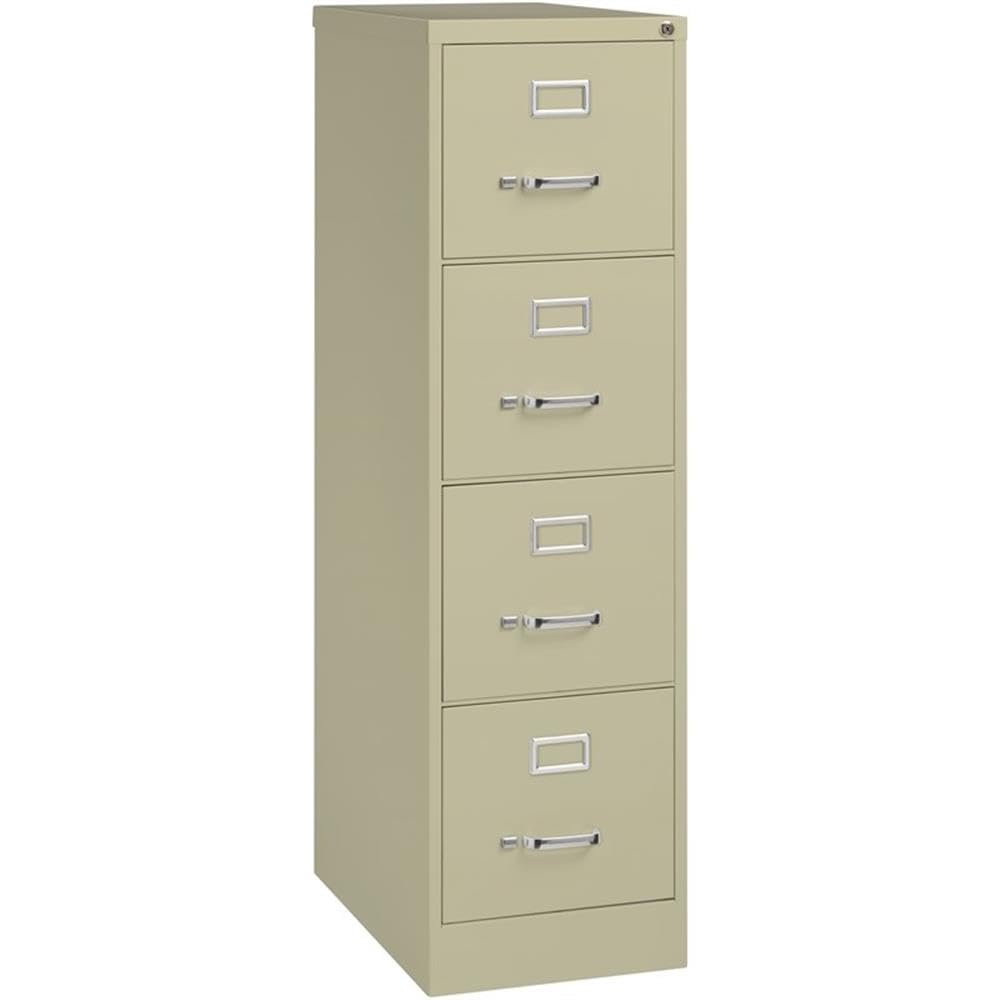 Beige 4-Drawer Metal Letter File Cabinet S456273