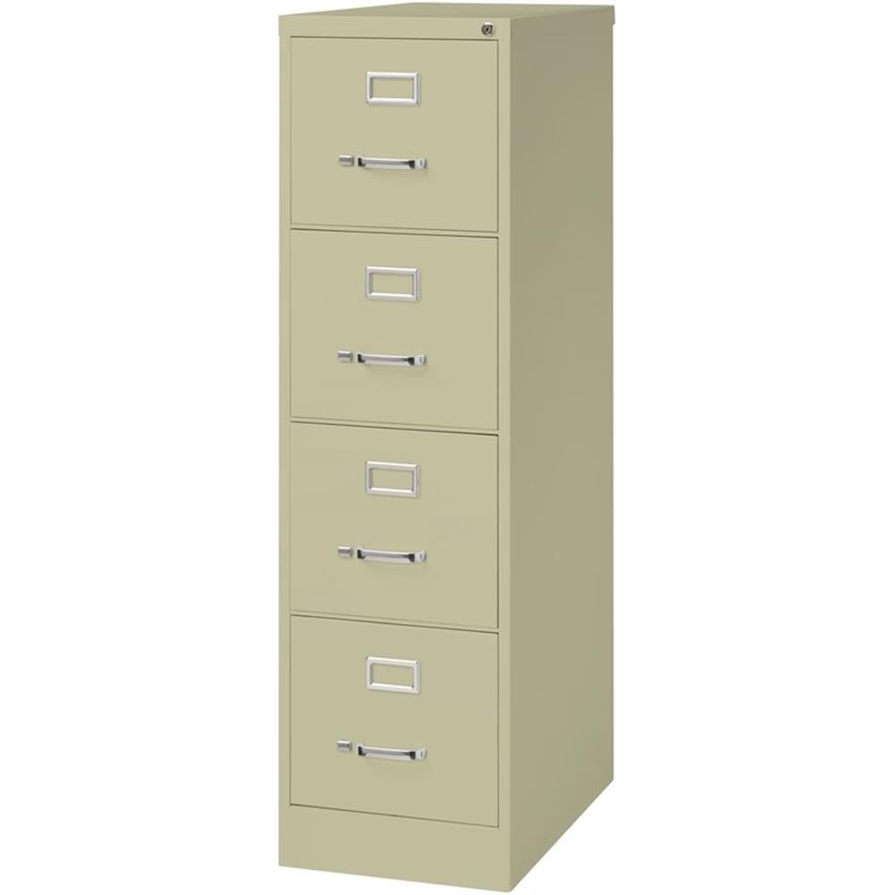 Beige 4-Drawer Metal Letter File Cabinet S456273