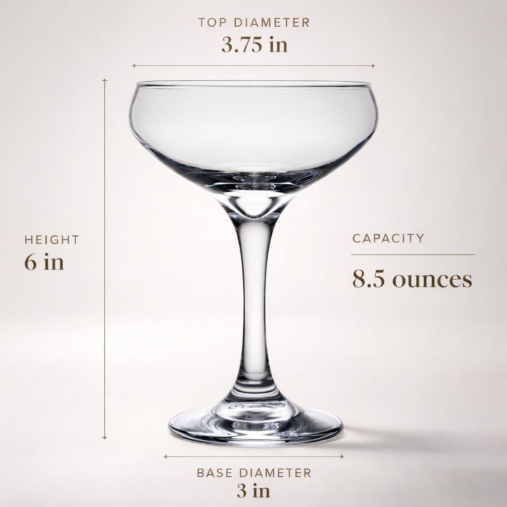 Round Table Cocktail Coupe 2-Piece Set J197