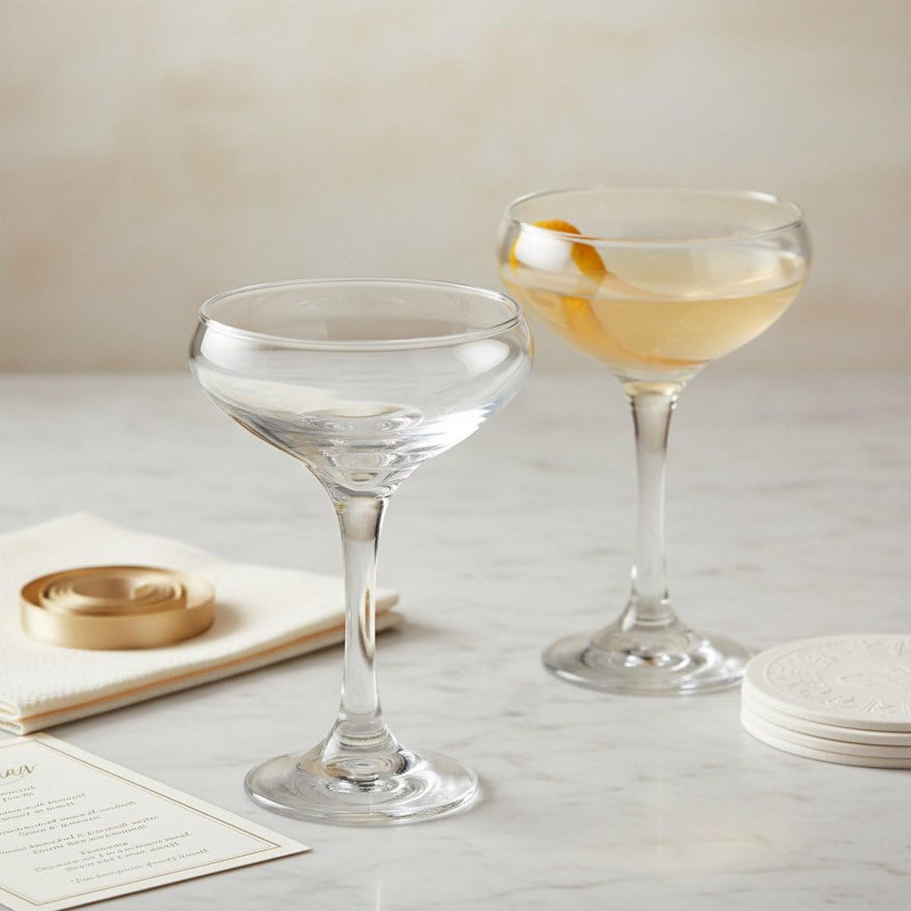 Round Table Cocktail Coupe 2-Piece Set J197