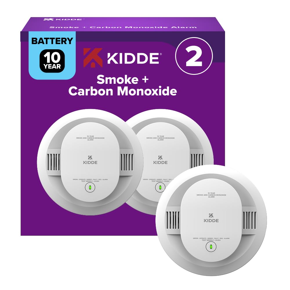 Smoke & Carbon Monoxide Detector 10-Year Battery 2 Pack C2949