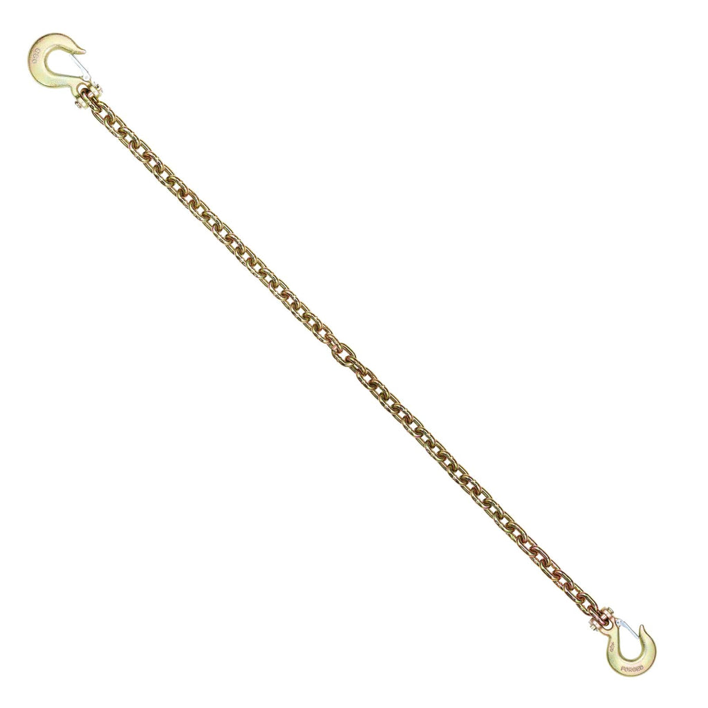 3/8" x 10.3' 2-Pack Tow Chain with Clevis Grab Hooks K996829