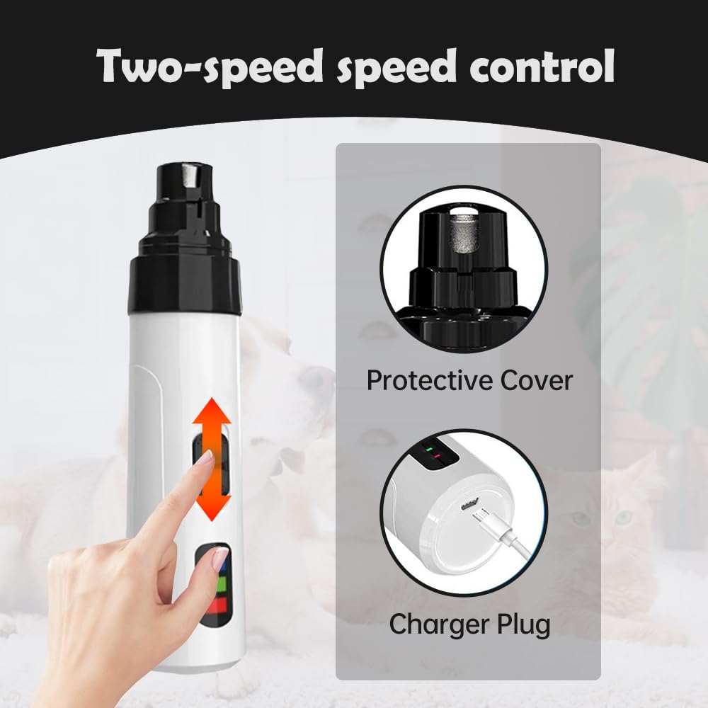 Silent Rechargeable Electric Dog Nail Grinder Z6929