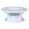 White RV Roof Vent Cap with Bug Screen W849