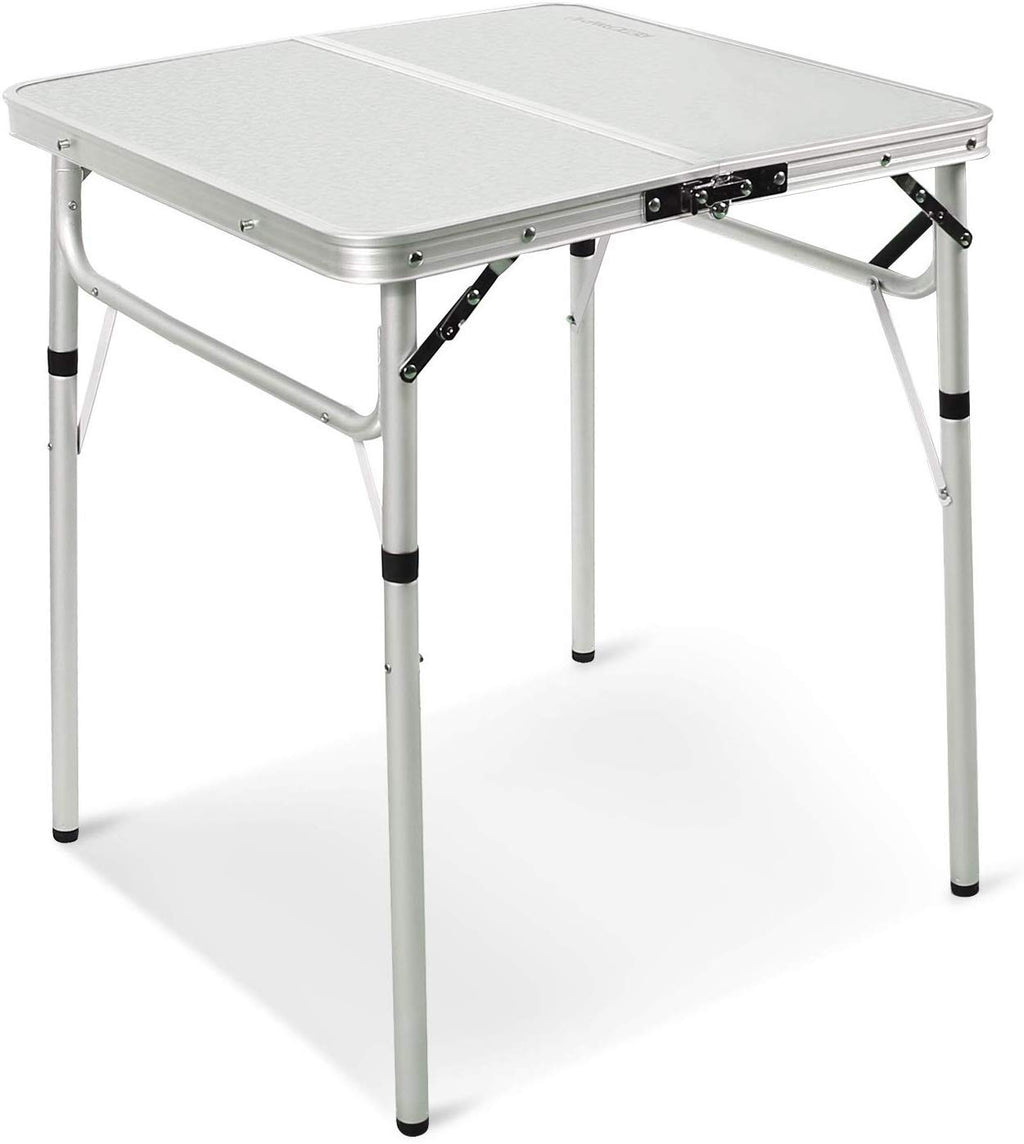 2 Foot Small Square Folding Table with Adjustable Height Y75145