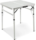 2 Foot Small Square Folding Table with Adjustable Height Y75145