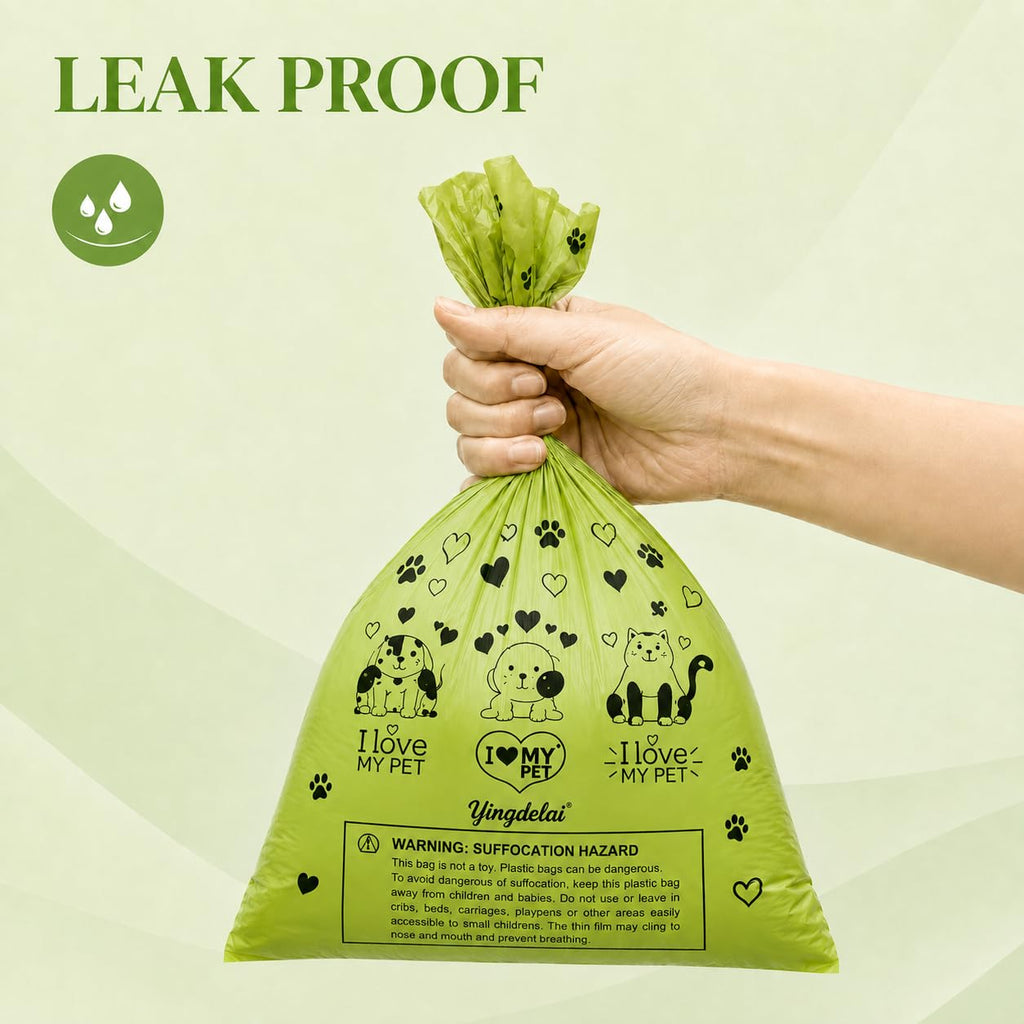 Biodegradable 540 Count Dog Poop Bag with Dispenser G895320