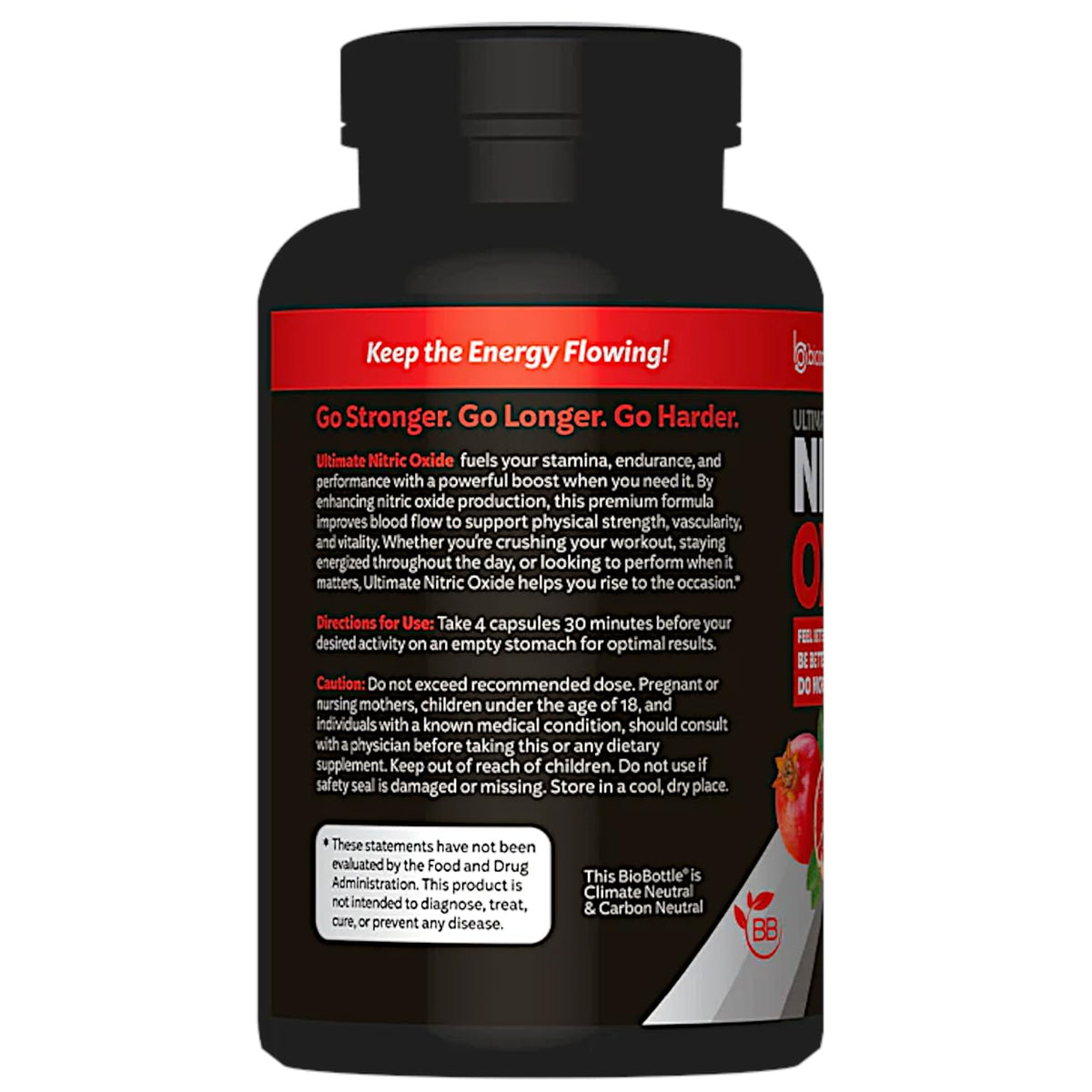 120 Capsules Ginseng Nitric Oxide B796478
