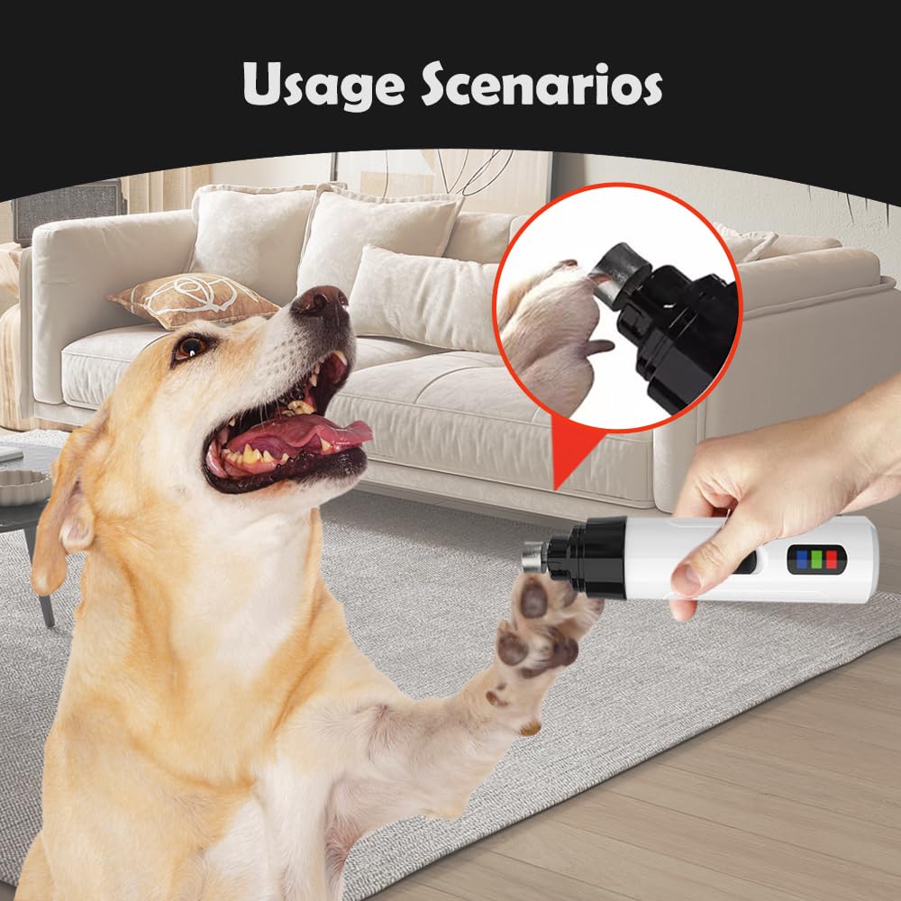 Silent Rechargeable Electric Dog Nail Grinder Z6929