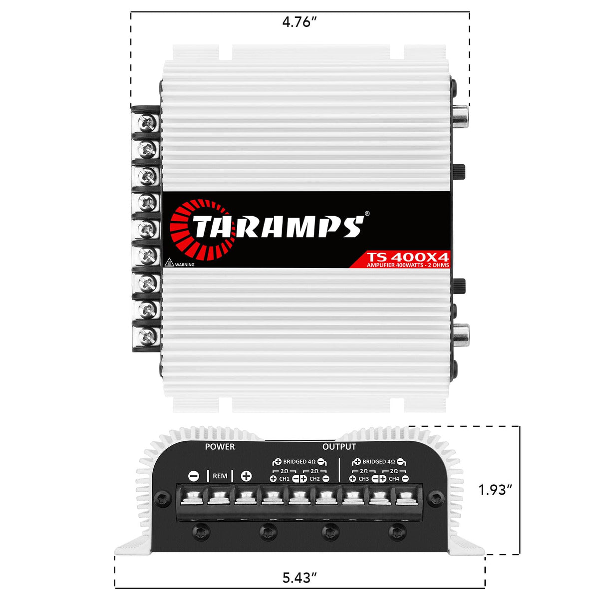 400 watts RMS 4 Channels Car Audio Amplifier M177789