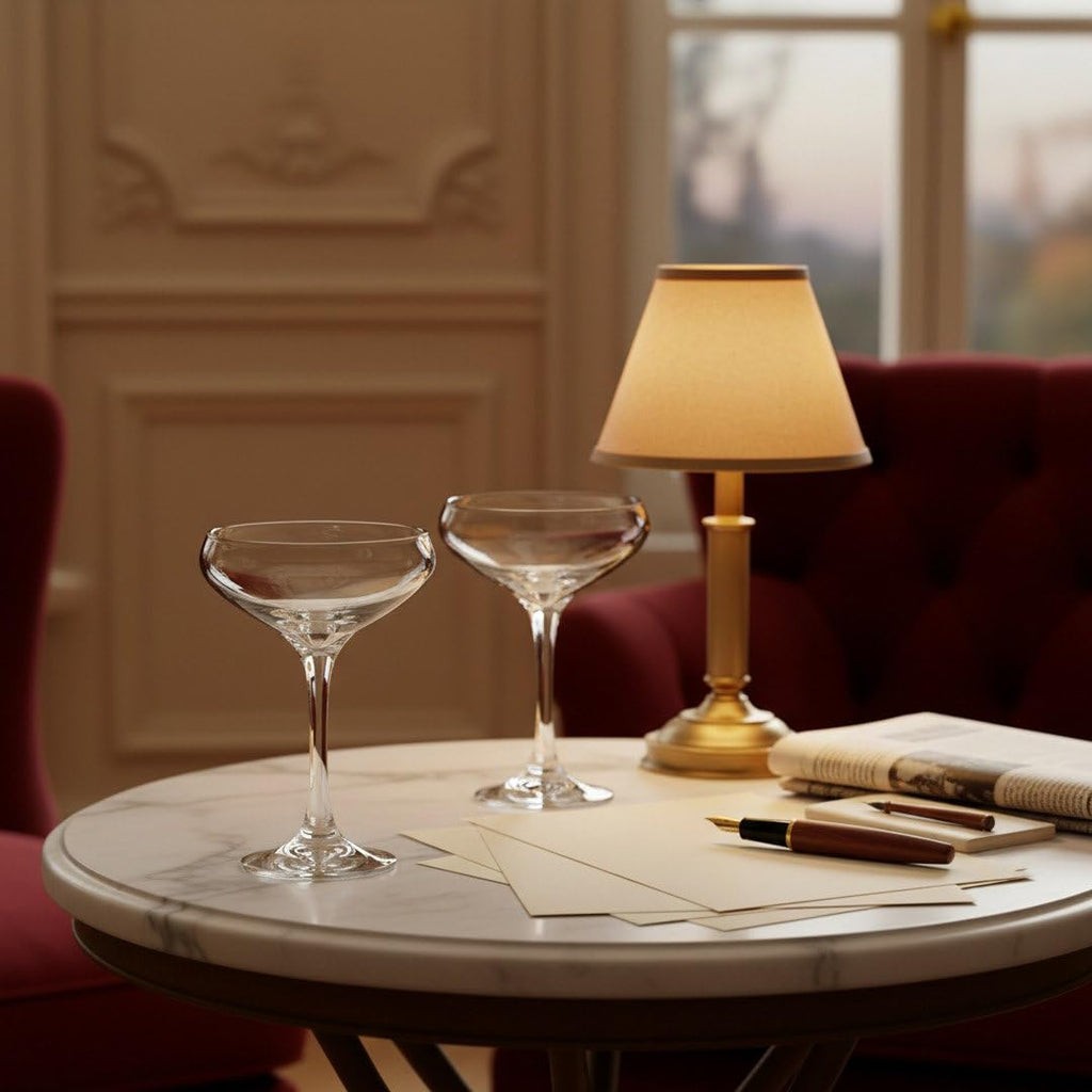 Round Table Cocktail Coupe 2-Piece Set J197