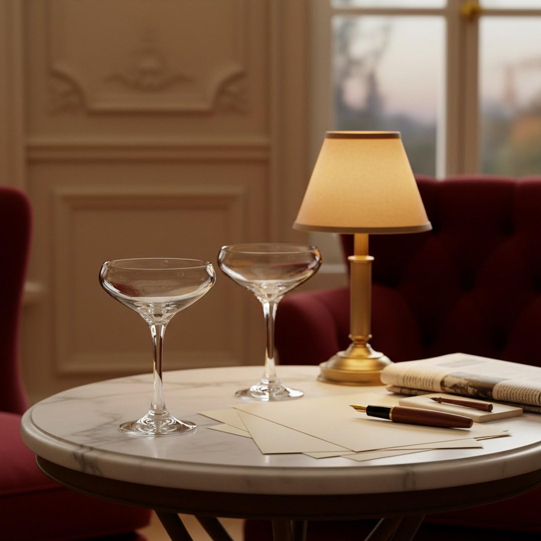 Round Table Cocktail Coupe 2-Piece Set J197