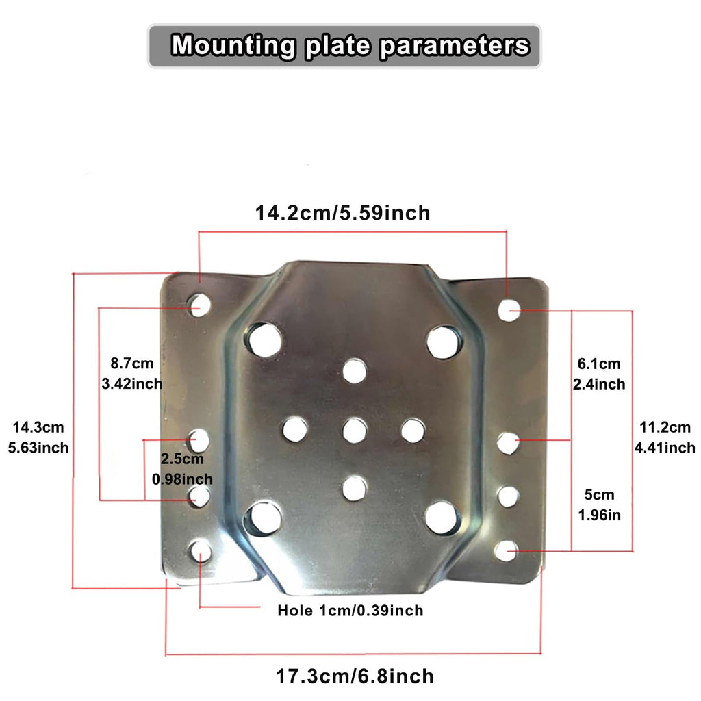 Boat Trailer Jack with Wheels Z97398
