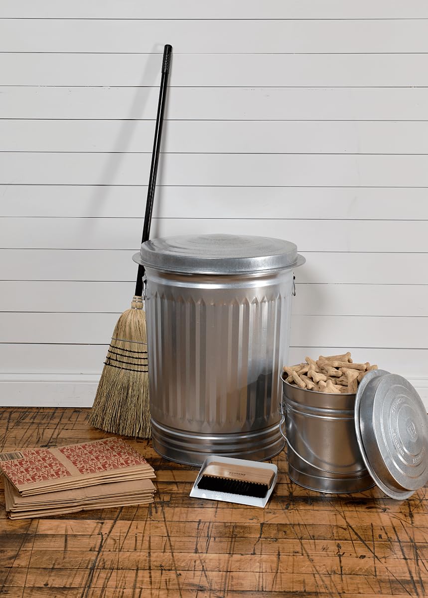 Galvanized Steel 31-Gallon Trash Can I522