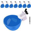 8 Packs Large Blue Chicken Waterer Cups B352939