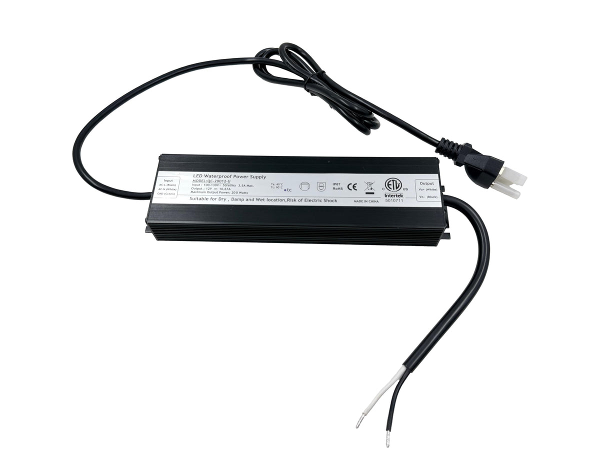 200W 12V DC Waterproof IP67 LED Driver Transformer Y869606