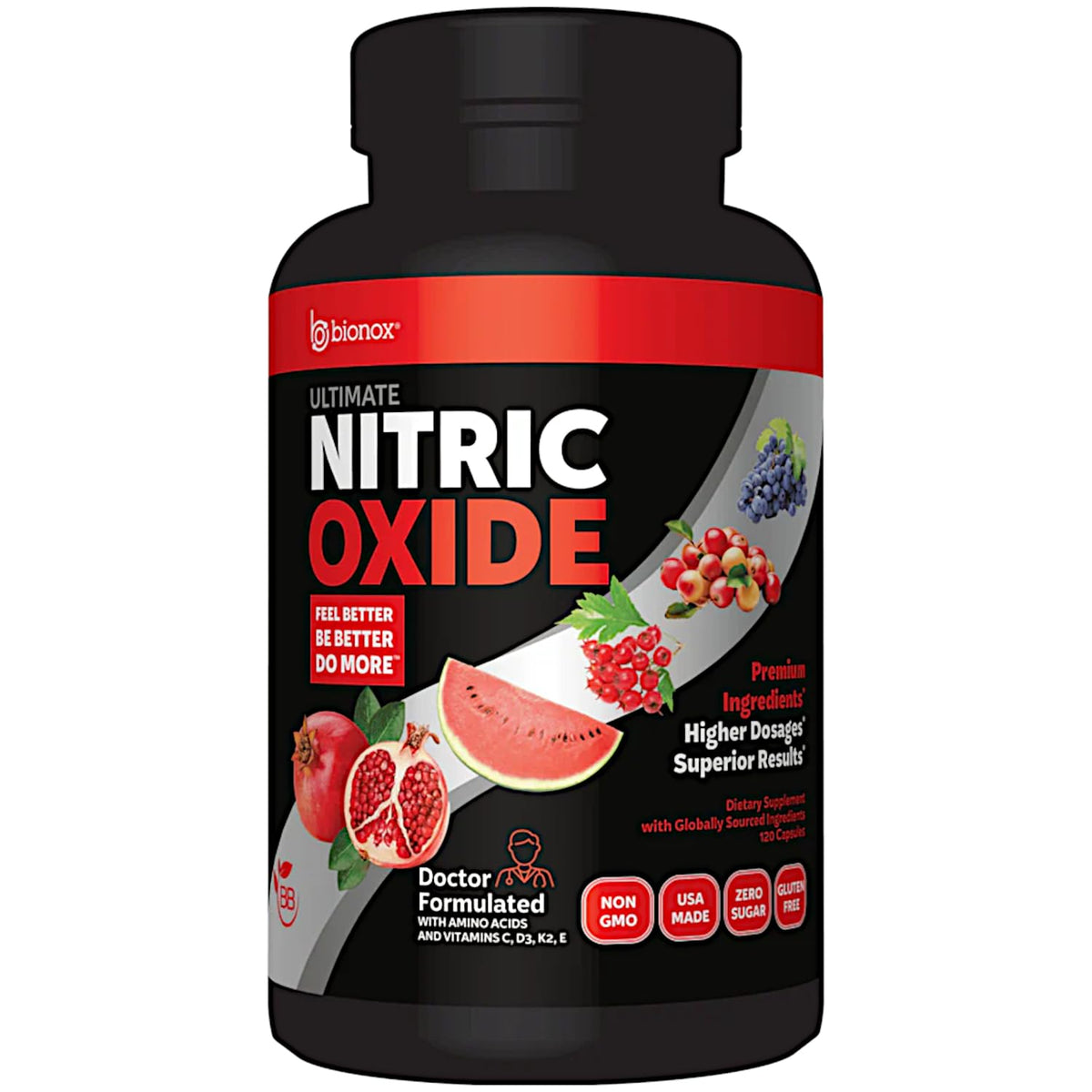 120 Capsules Ginseng Nitric Oxide B796478