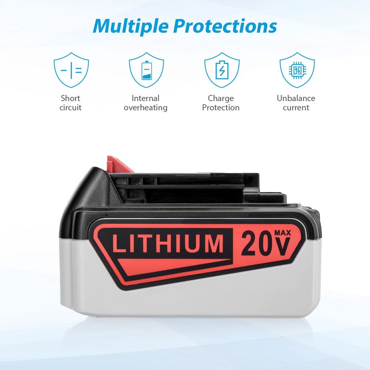 20V 6.0Ah Lithium Ion Replacement Battery C7529