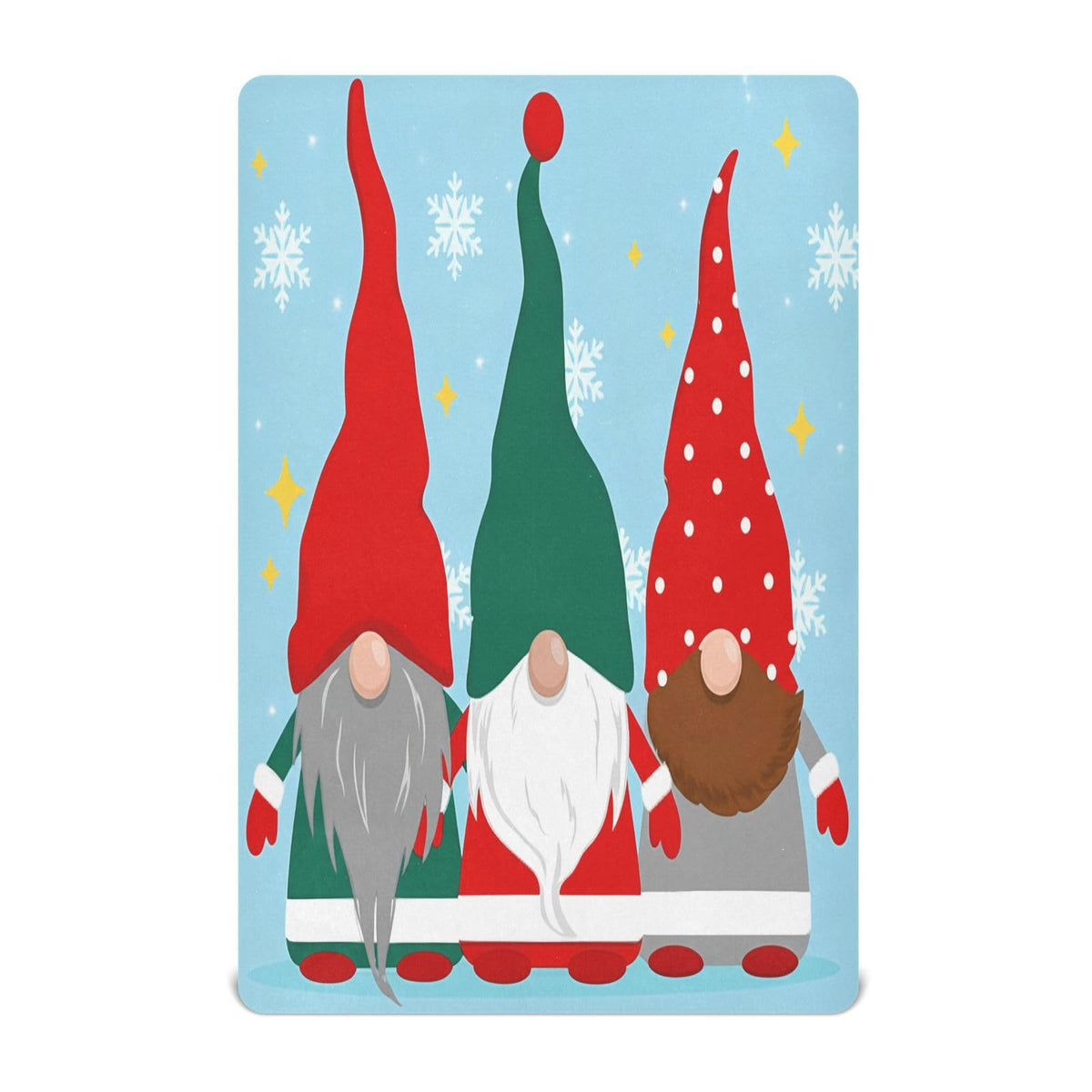 Christmas Gnomes Crib Sheet 52" x 28" X4554