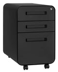 3 Drawer Black Metal File Cabinet with Lock Z785