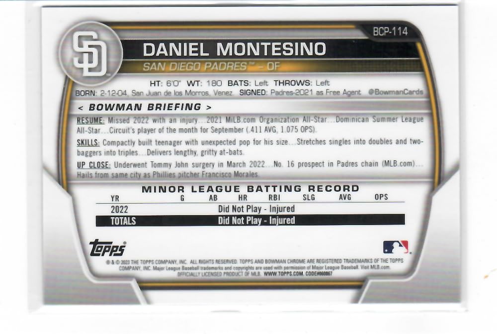 Baseball Card V7725