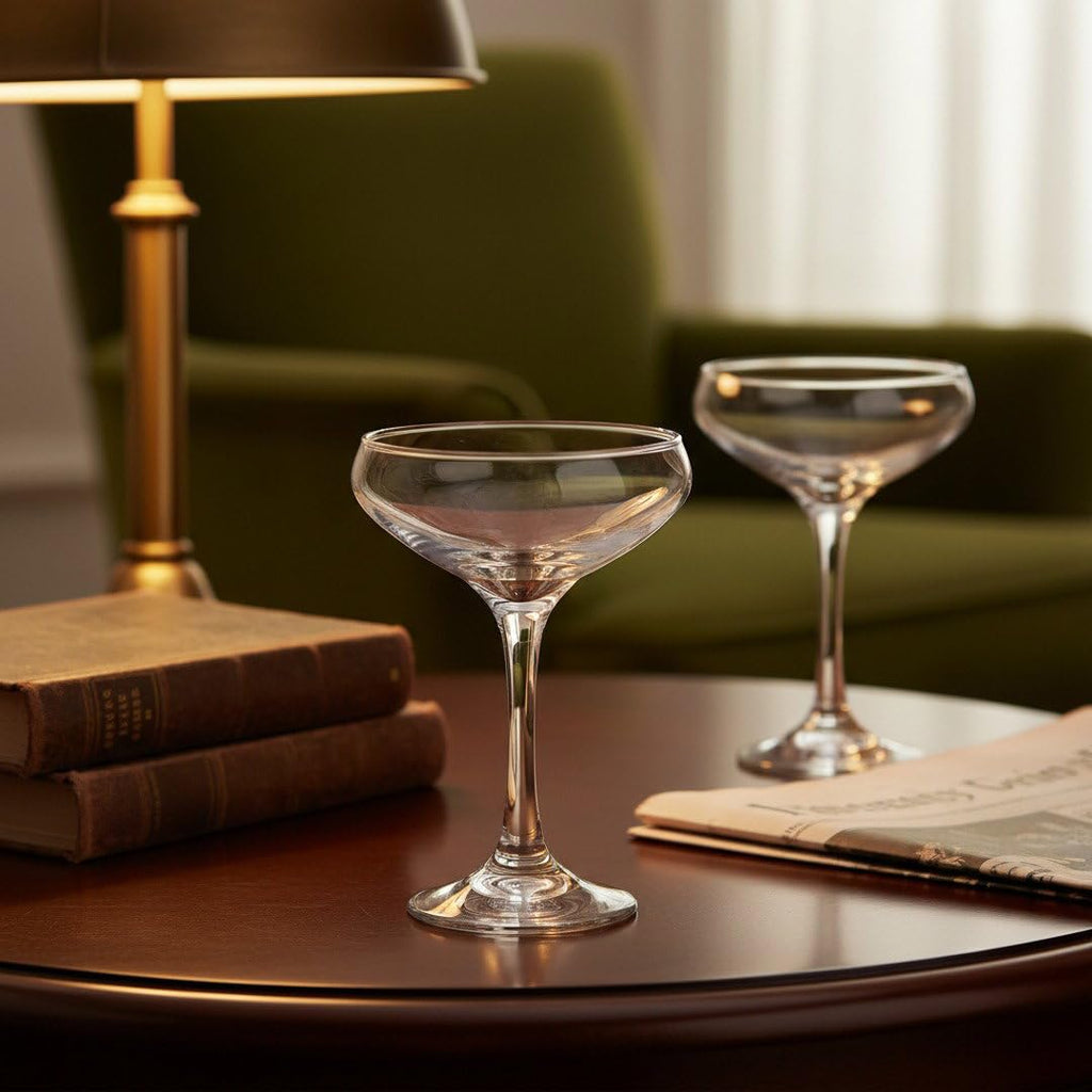 Round Table Cocktail Coupe 2-Piece Set J197