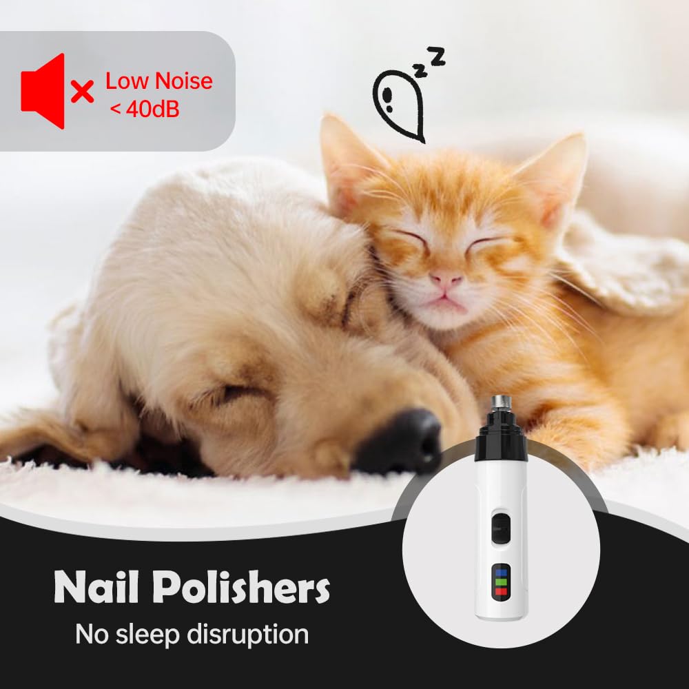 Silent Rechargeable Electric Dog Nail Grinder Z6929