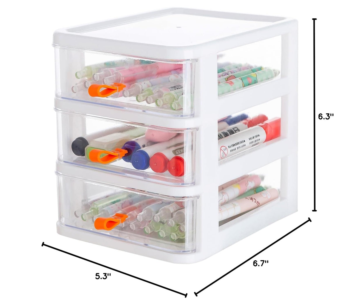 3 Drawer Mini Desktop Unit T481