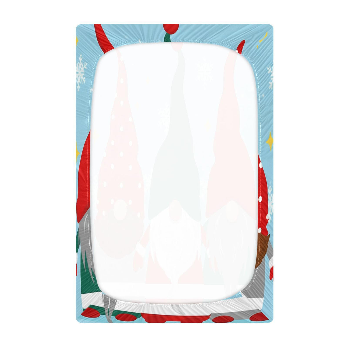 Christmas Gnomes Crib Sheet 52" x 28" X4554