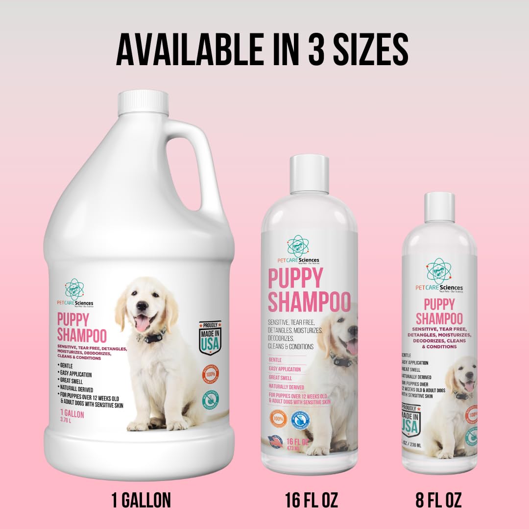 16 fl oz Tearless Coconut Oil Oatmeal Dog Shampoo and Conditioner C1233