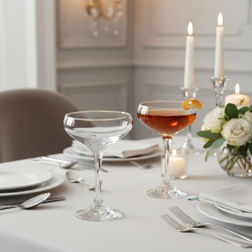 Round Table Cocktail Coupe 2-Piece Set J197