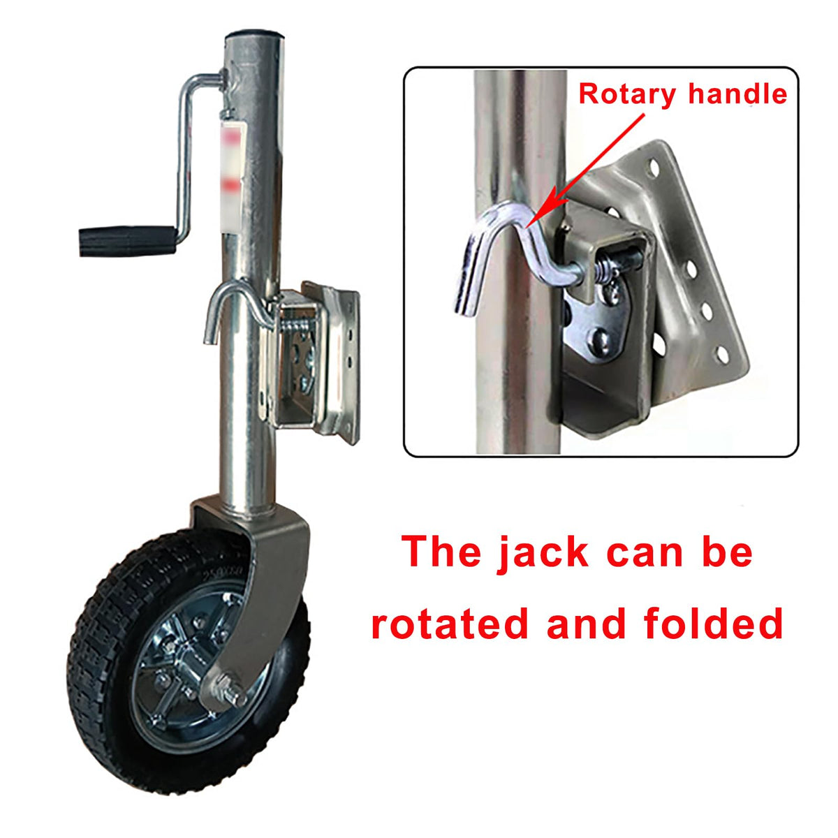 Boat Trailer Jack with Wheels Z97398