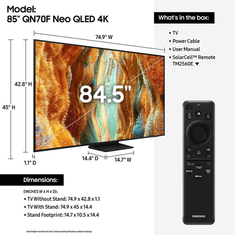 85 inch Neo QLED 4K Mini LED Smart TV X156947