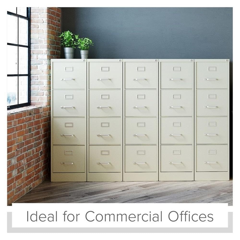 Beige 4-Drawer Metal Letter File Cabinet S456273