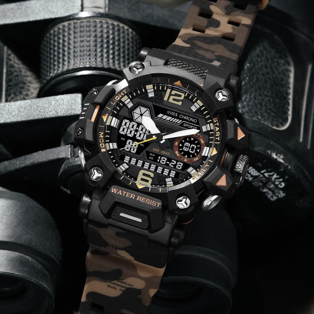 Water Resistant LED Digital Wrist Watch A111
