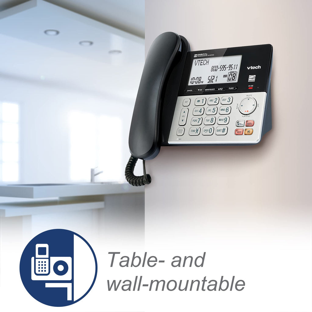Corded/Cordless Phone System with 2 Handsets S224666