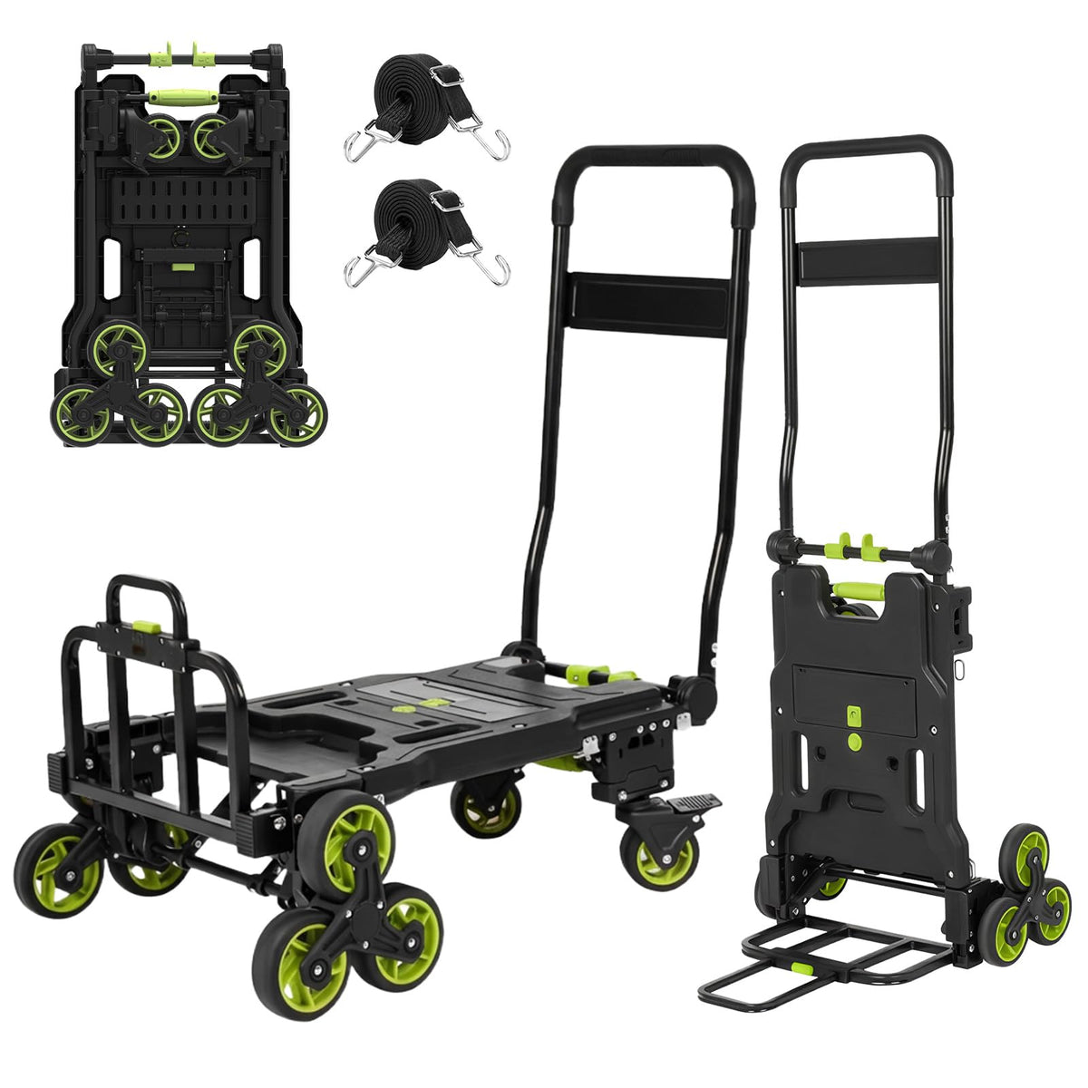 3 in 1 Convertible Folding Hand Truck with Brakes E63811