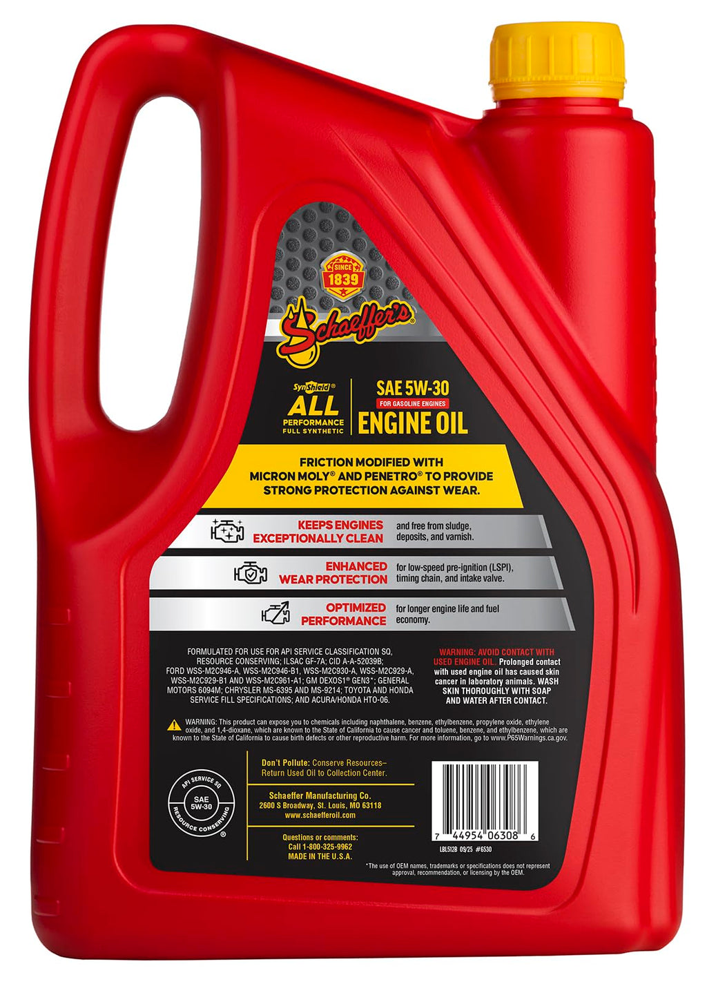 Full Synthetic 5W-30 Gasoline Engine Oil M7595