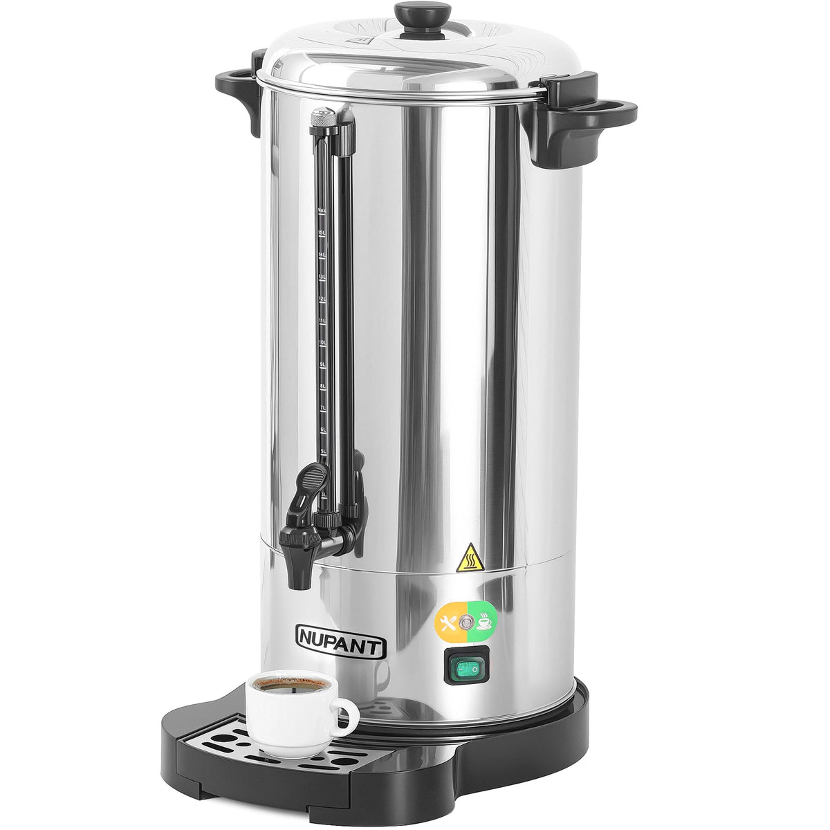 100 Cup Stainless Steel Coffee Urn with Keep Warm Mode P323501