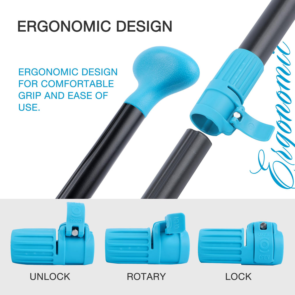 Adjustable Lightweight Aluminum Alloy Fiberglass Paddle Q812