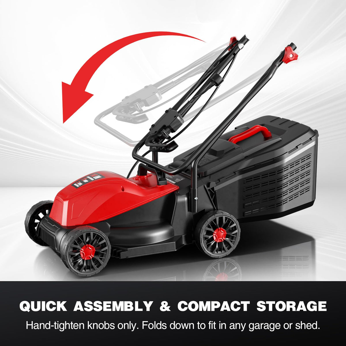 14" Corded Electric Lawn Mower with 3-Position Height Adjustment X7217