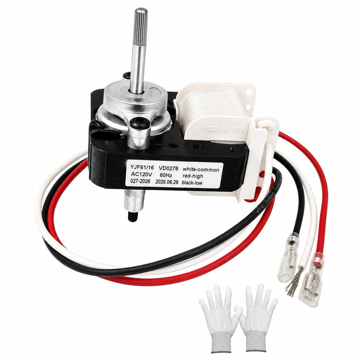 120V AC 2 Speed Fan Motor F454