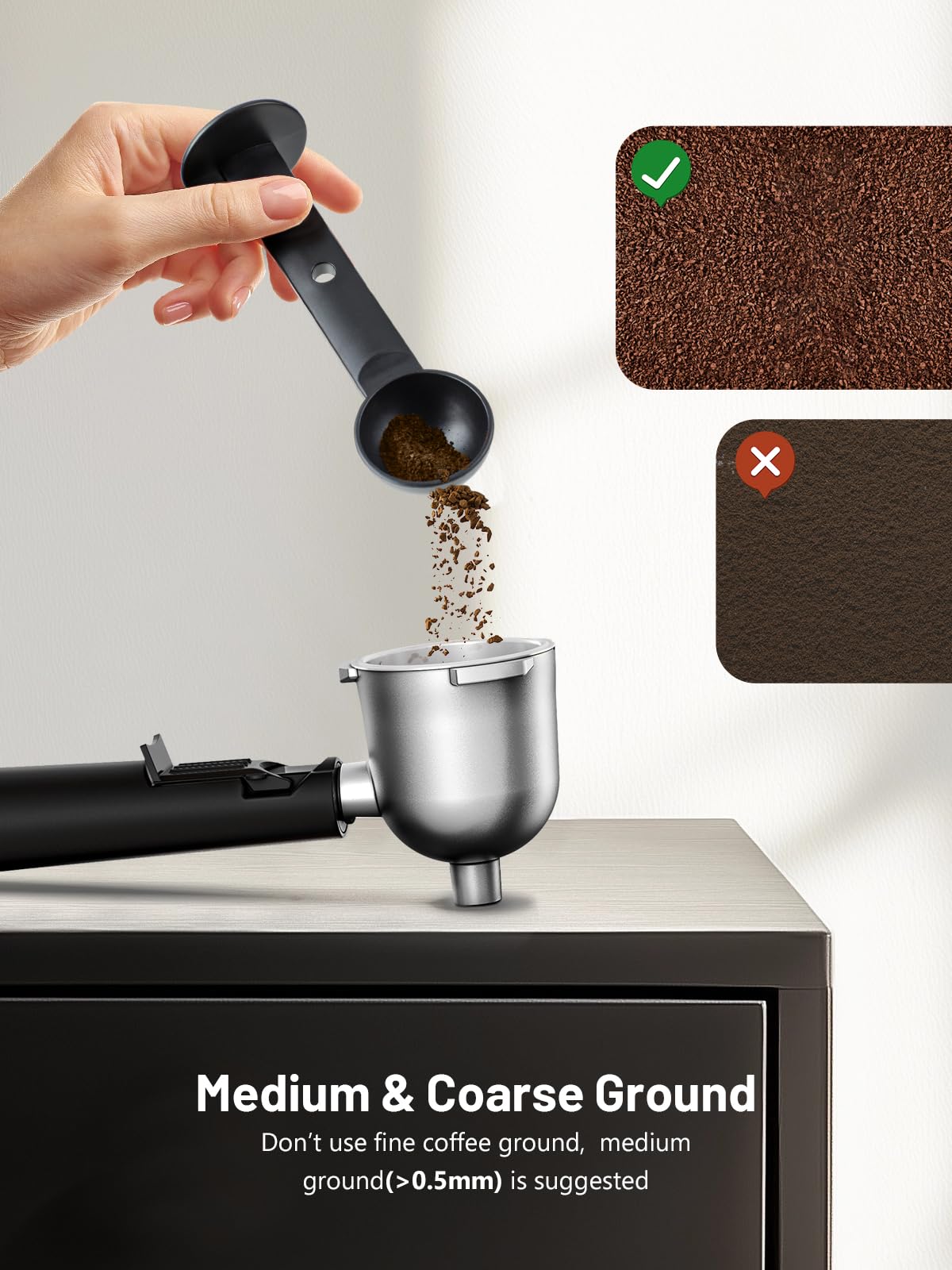 800W Compact 4-Cup Espresso Machine V909