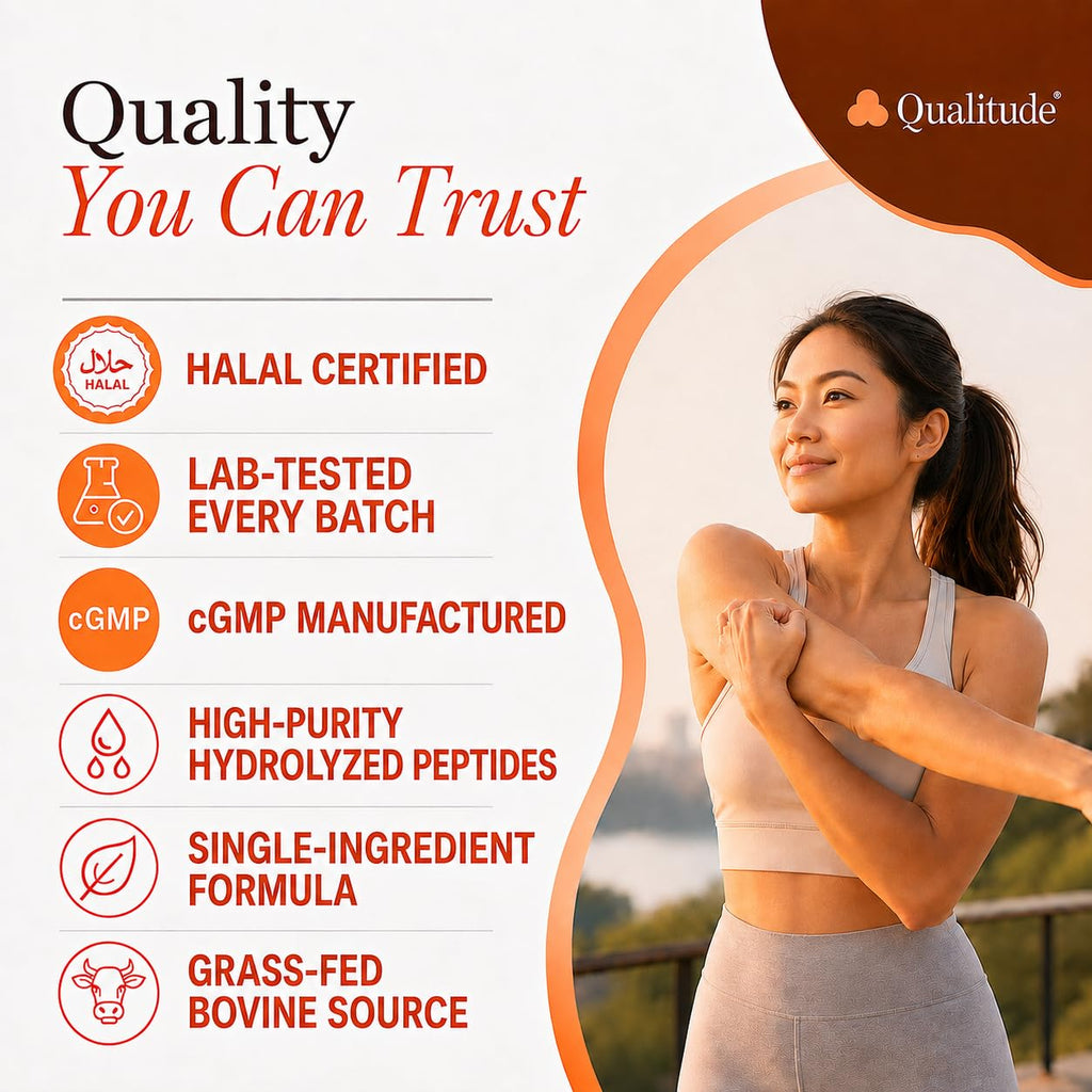 Halal Collagen Peptides Powder Grass-Fed Bovine Type I & III L841