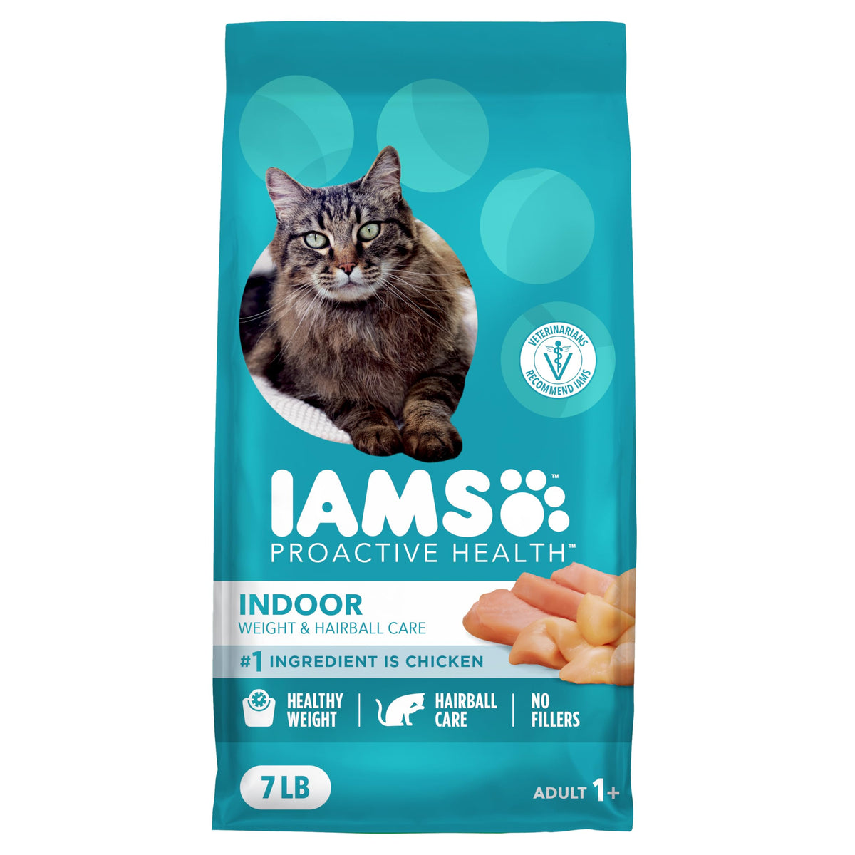 Indoor Dry Cat Food Chicken & Turkey 7 lb L977439