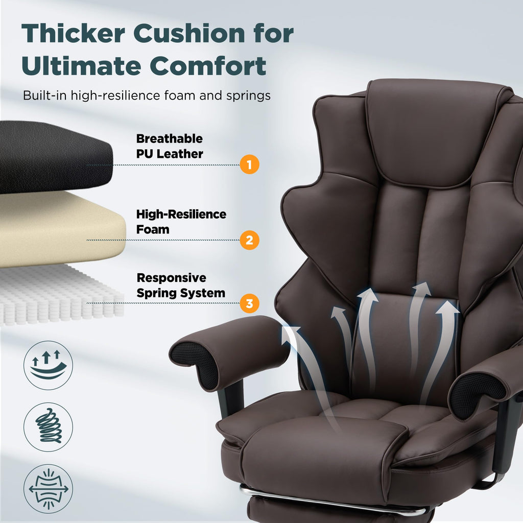 Brown Ergonomic Office Chair D975924