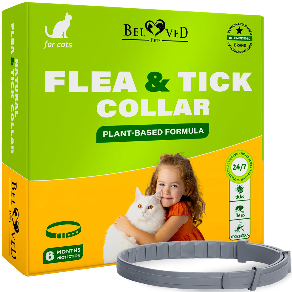 Natural Flea & Tick Collar for Cats 1 Pack D5410
