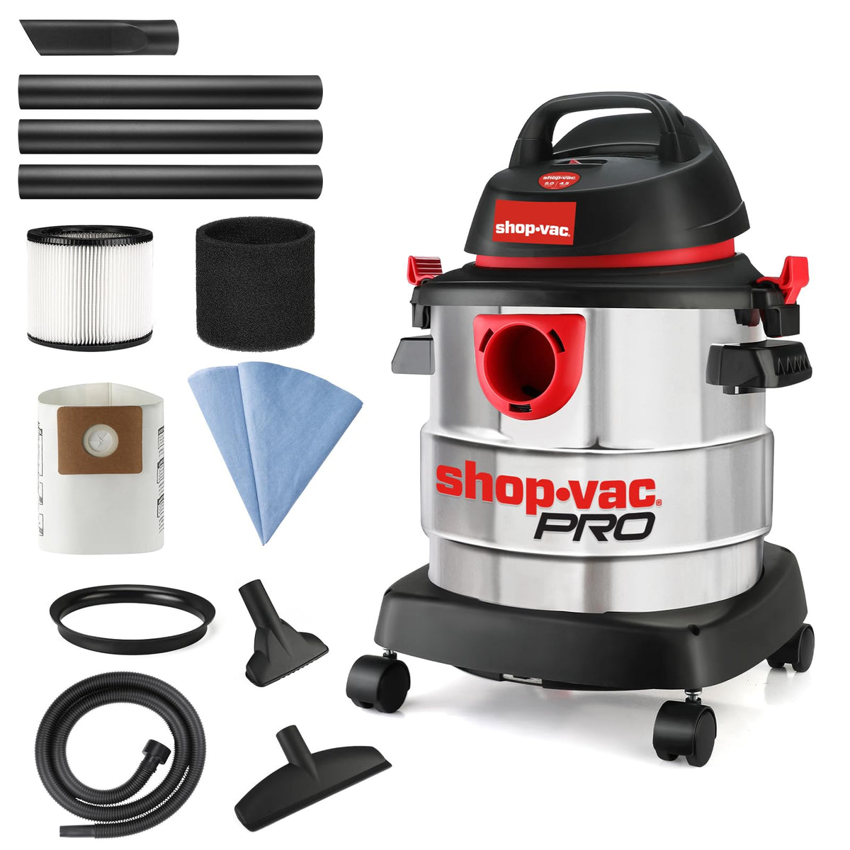 5 Gallon Stainless Wet/Dry Vac Blower S94102